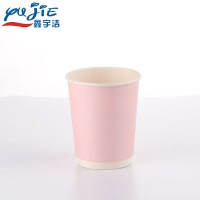 Disposable single-use 8oz double wall paper cups