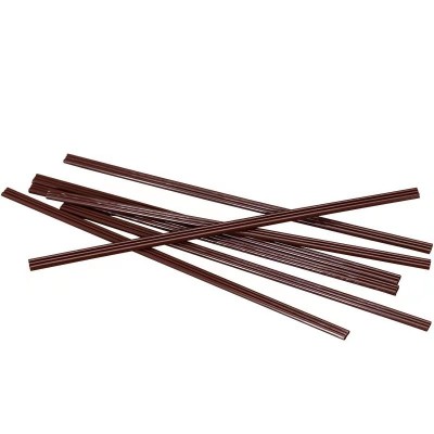 Disposable plastic coffee stirrer straw