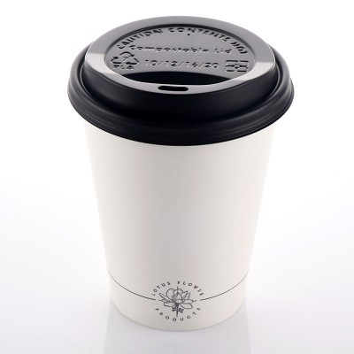 PLA disposable hot coffee cup 12oz